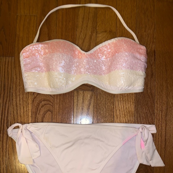 Xhilaration Other - sequin bandeau bikini set Xhilaration Other - sequin bandeau bikini set